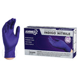 AMMEX Indigo Nitrile PF Exam Gloves