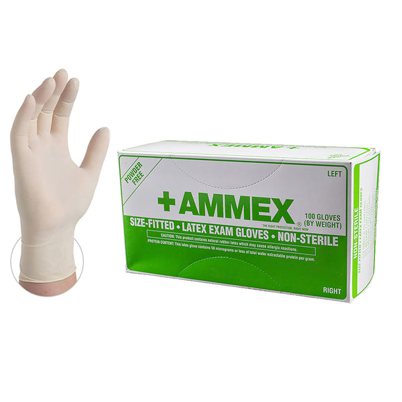 AMMEX Latex PF Exam Gloves