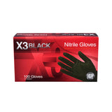 X3 Black Nitrile PF Ind Gloves
