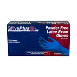 GlovePlus Blue Latex PF Exam Gloves