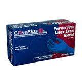 GlovePlus Blue Latex PF Exam Gloves