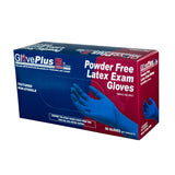 GlovePlus Blue Latex PF Exam Gloves