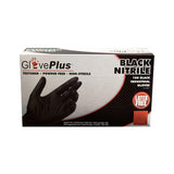 GlovePlus Black Nitrile PF Ind Gloves