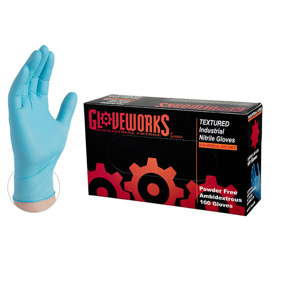 Gloveworks Nitrile PF Ind Gloves