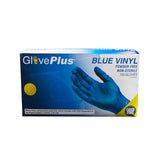 GlovePlus Blue Vinyl PF Ind Gloves