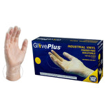 GlovePlus Clear Vinyl PF Ind Gloves