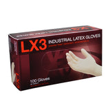 AMMEX LX3 Latex PF Ind Gloves