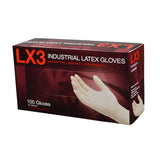 AMMEX LX3 Latex PF Ind Gloves