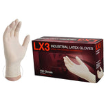 AMMEX LX3 Latex PF Ind Gloves