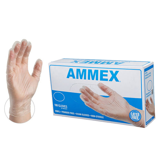 AMMEX Vinyl PF Exam Gloves
