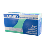 AMMEX Stretch Vinyl PF Exam Gloves