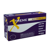 XTREME Nitrile Blue Powdered Industrial Gloves