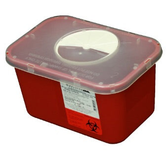 1 Gallon Sharps Containers w/ Rotary Lid