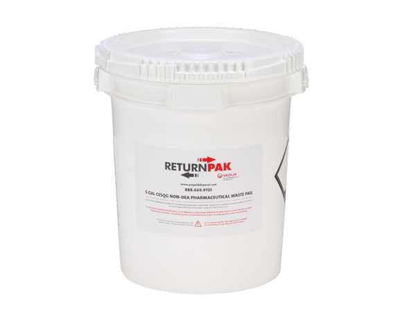 5 GAL VSQG NON-DEA PHARMACEUTICAL WASTE MAILBACK
